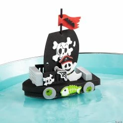 Wholesale 🧨 3D Floating Haunted Pirate Ship Craft Kit - Makes 12 ⭐ -Boredom Busters Shop 3d floating haunted pirate ship craft kit makes 1213982698 a03