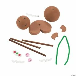 Best Pirce ✨ 3D Gingerbread Man Craft Kit - Makes 12 👏 -Boredom Busters Shop 3d gingerbread man craft kit makes 1213783510 a01