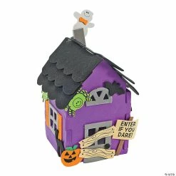 Discount ⭐ 3D Haunted House Craft Kit - Makes 12 ⭐