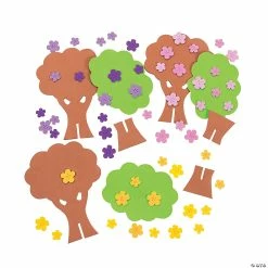 Brand new 🧨 3D Spring Tree Craft Kit - Makes 12 🎉 -Boredom Busters Shop 3d spring tree craft kit makes 1213823093 a01