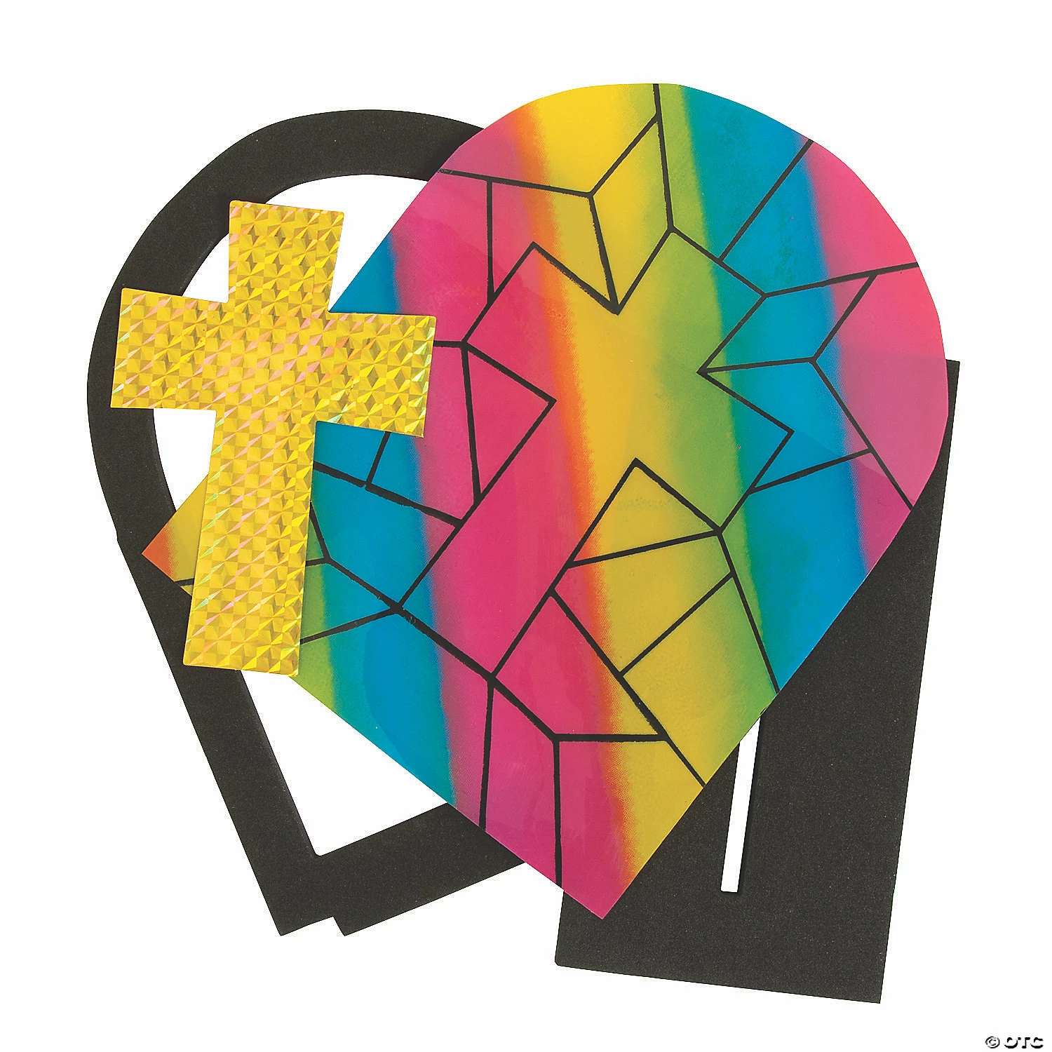 Wholesale โ 3D Stained Glass Window Craft Kit - Makes 12 ๐ 4 Wholesale โ 3D Stained Glass Window Craft Kit - Makes 12 ๐ - Image 2