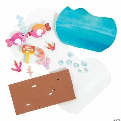 Cheapest ⌛ 3D Valentine Fishbowl Craft Kit - Makes 12 🥰 -Boredom Busters Shop 3d valentine fishbowl craft kit makes 1213933774 a01