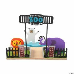Discount ✔️ 3D Zoo Scene Craft Kit - Makes 12 ✨