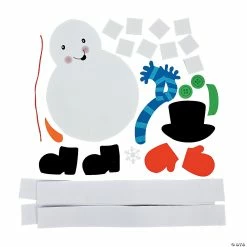Budget 👍 Accordion Snowman Craft Kit - Makes 48 👏 -Boredom Busters Shop accordion snowman craft kit makes 4813616924 a01