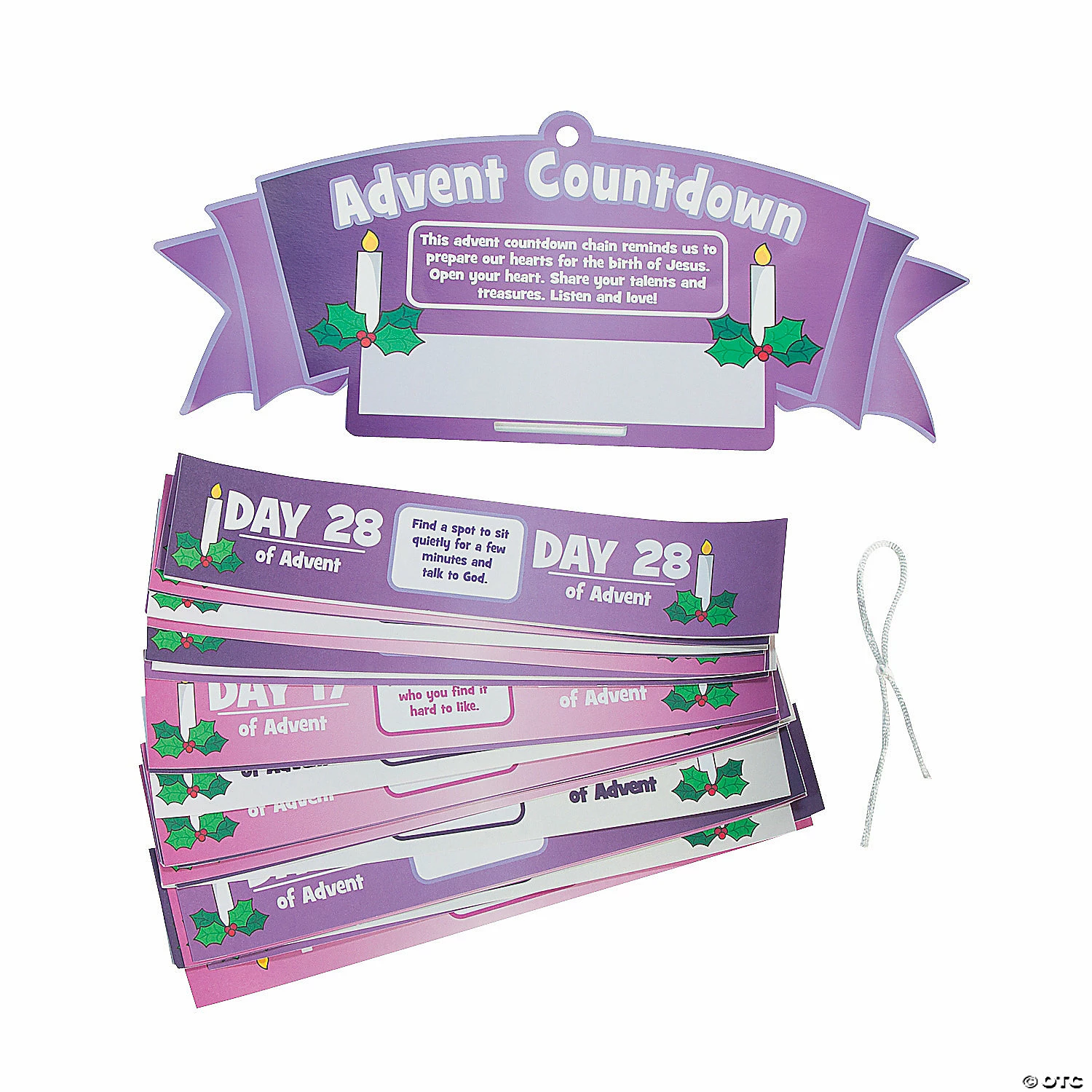 Best Sale โจ Advent Countdown Paper Chain Craft Kit - Makes 12 ๐ 4 Best Sale โจ Advent Countdown Paper Chain Craft Kit - Makes 12 ๐ - Image 2