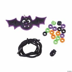 Budget 🧨 Bat Necklace Craft Kit - Makes 12 😍 -Boredom Busters Shop bat necklace craft kit makes 1213704004 a01