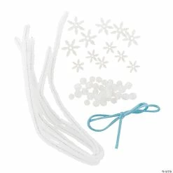 Deals 😉 Beaded Snowflake Ornament Kit - Makes 12 ✨ -Boredom Busters Shop beaded snowflake ornament kit makes 1248 6258 a01