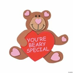 Hot Sale 💯 Beary Special Valentine Magnet Craft Kit - Makes 12 😉