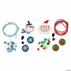 New 🔔 Big Head Santa & Snowman Necklace Craft Kit - Makes 12 🎉 5 New 🔔 Big Head Santa & Snowman Necklace Craft Kit - Makes 12 🎉 -Boredom Busters Shop big head santa and snowman necklace craft kit makes 1213667925 a01