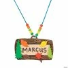 Budget 🧨 Camp Name Tag Necklace Craft Kit - Makes 12 👏 -Boredom Busters Shop camp name tag necklace craft kit makes 1213728324