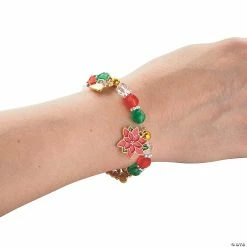 Coupon 🎉 Christmas Charm Bracelet Craft Kit - Makes 12 ✔️ -Boredom Busters Shop christmas charm bracelet craft kit makes 1213957470 a02
