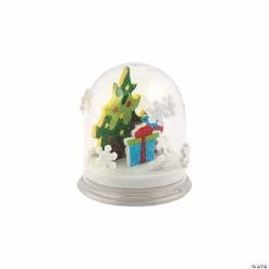 Buy โ๏ธ Christmas Snow Glitter Globe Craft Kit - Makes 6 ๐