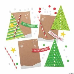 Top 10 ✨ Christmas Tree Card Craft Kit - Makes 12 ⭐ -Boredom Busters Shop christmas tree card craft kit makes 1213911367 a01