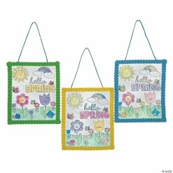 Top 10 😉 Color Your Own Hello Spring Signs - 12 Pc. ⌛