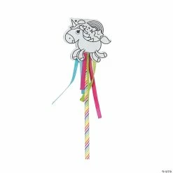 Cheapest π Color Your Own Unicorn Wand Craft Kit - Makes 12 π