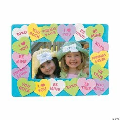 Best Pirce ⌛ Conversation Heart Picture Frame Craft Kit - Makes 12 ✔️
