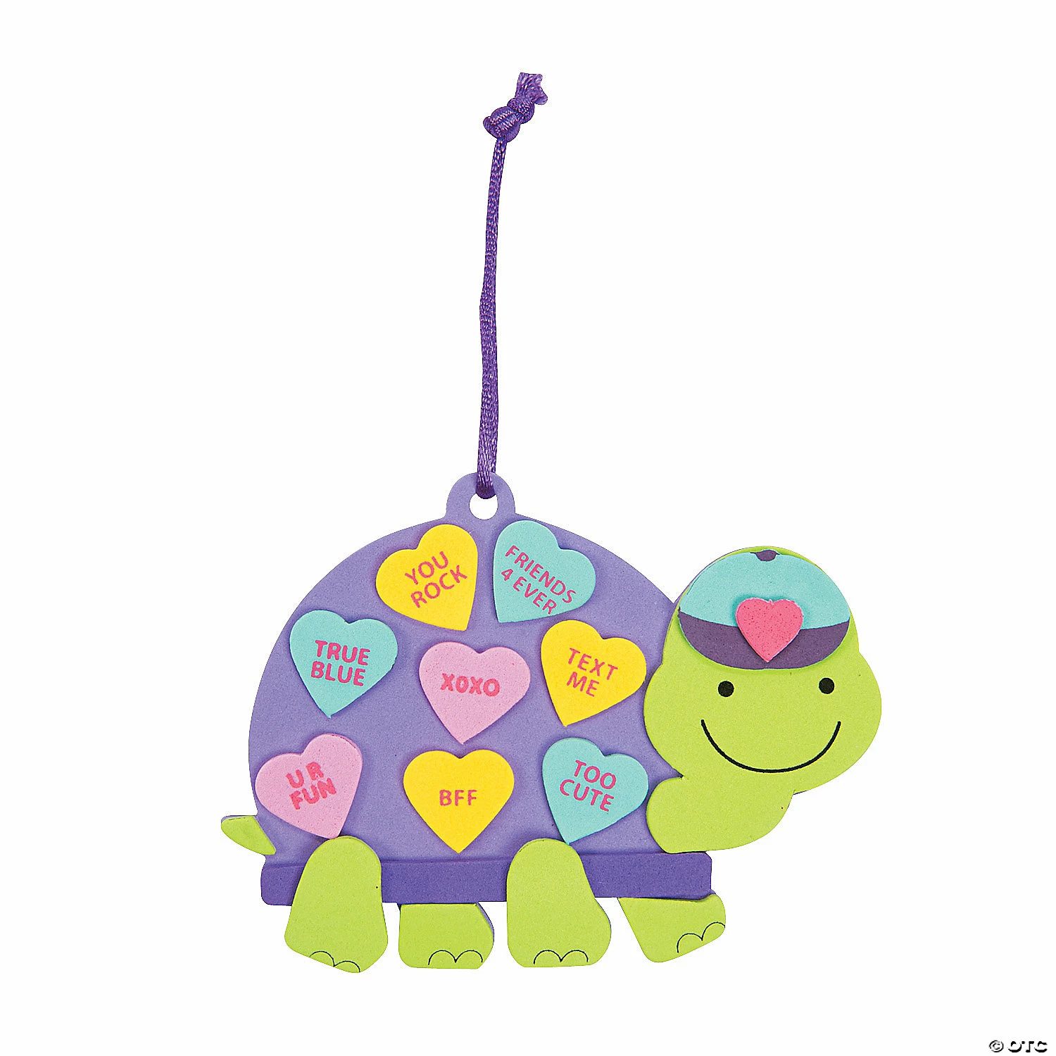New β Conversation Heart Turtle Ornament Craft Kit - Makes 12 π― 3 New β Conversation Heart Turtle Ornament Craft Kit - Makes 12 π―