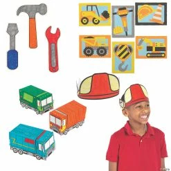 Best Sale 🎁 Cool Construction Craft Assortment - 72 Pc. 😍