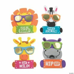 Outlet 😀 Cool Safari Animal Magnet Craft Kit - Makes 12 ✨