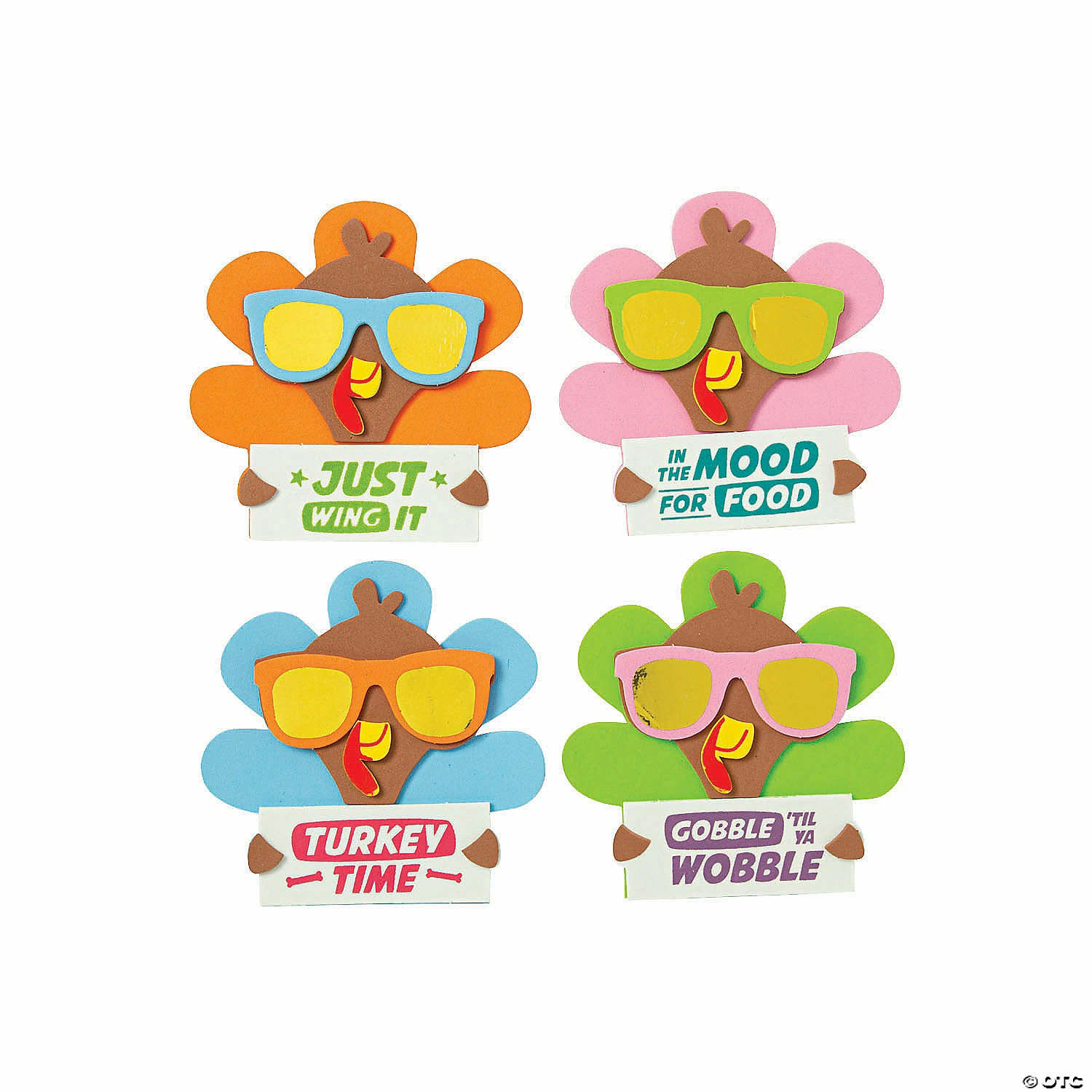 Wholesale ⭐ Cool Turkey Magnet Craft Kit 🧨 3 Wholesale ⭐ Cool Turkey Magnet Craft Kit 🧨