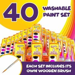 Best Pirce ⌛ Creative Kids Bulk Watercolor Paint Classroom Classpack Sets – 40 Assorted Palettes w/ 8 Color Paints ✨ 7 Best Pirce ⌛ Creative Kids Bulk Watercolor Paint Classroom Classpack Sets – 40 Assorted Palettes w/ 8 Color Paints ✨ -Boredom Busters Shop creative kids bulk watercolor paint classroom classpack sets 40 assorted palettes w 8 color paints14152655 a01NOWA