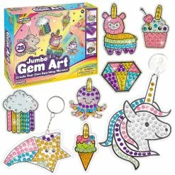 Hot Sale 🎁 Creative Kids Jumbo Gem Art - Make Your Own 25 Diamond Stickers 🌟