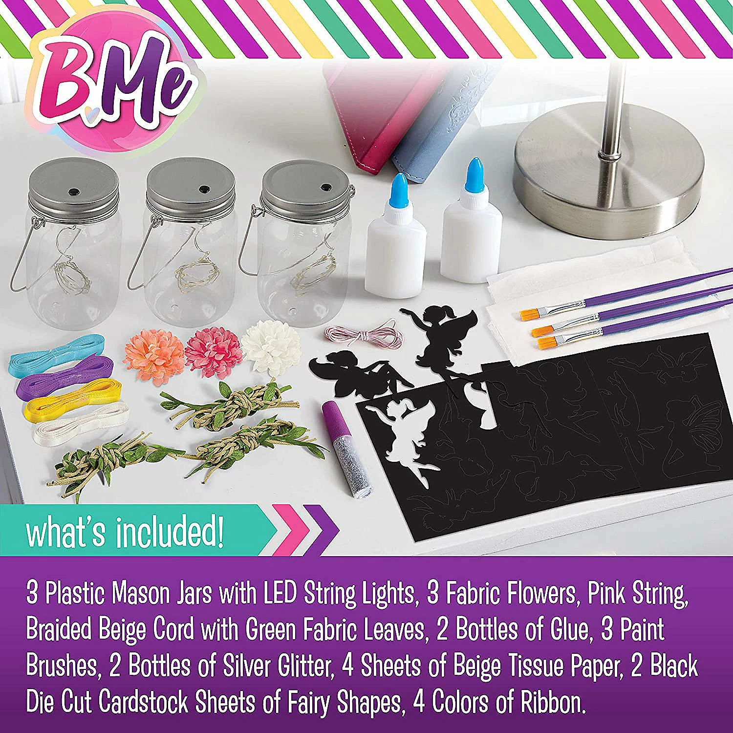 Flash Sale โค๏ธ Creative Kids Make Your Own Fairy Jar Night Light Lantern Kit Ages 6+ ๐ 6 Flash Sale โค๏ธ Creative Kids Make Your Own Fairy Jar Night Light Lantern Kit Ages 6+ ๐ - Image 4