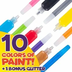 Best Sale ✔️ Creative Kids Window Paint Art Stickers Suncatchers Kit Kids 😀 -Boredom Busters Shop creative kids window paint art stickers suncatchers kit kids14150860 a02NOWA