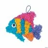Promo 🥰 Crinkle Tissue Paper Tropical Fish Craft Kit- Makes 12 🧨 -Boredom Busters Shop crinkle tissue paper tropical fish craft kit makes 1213770234