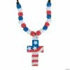 Best reviews of 🧨 Cross with American Flag Necklace Craft Kit - Makes 12 😀 -Boredom Busters Shop cross with american flag necklace craft kit makes 1213791174