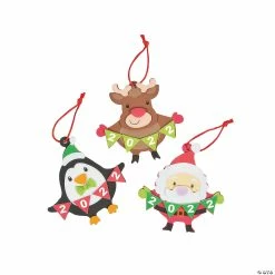 Cheap ✔️ Dated ❄ Christmas Character Ornament Craft Kit - Makes 12 🤩