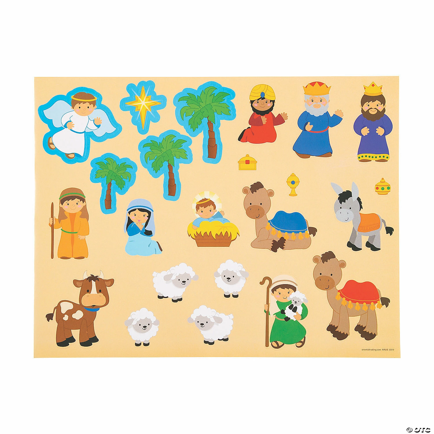 Best deal 👏 Design Your Own Nativity Sticker Scenes - 12 Pc. ✨ 4 Best deal 👏 Design Your Own Nativity Sticker Scenes - 12 Pc. ✨ - Image 2