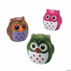 Coupon 🌟 DIY Ceramic Owls - 12 Pc. 🔥 -Boredom Busters Shop diy ceramic owls 12 pc 48 7005 a02