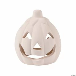 Wholesale 🔥 DIY Ceramic Pumpkin Votive Candle Holders - 12 Pc. 🥰