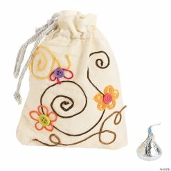 Top 10 ❤️ DIY Mini Canvas Drawstring Bags - 48 Pc. 🔔
