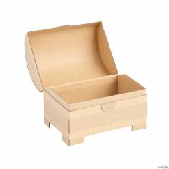 Budget ⭐ DIY Papier-Mâché Mini Treasure Chests - 12 Pc. 😉 -Boredom Busters Shop diy papier m ch mini treasure chests 12 pc 48 3788 a01