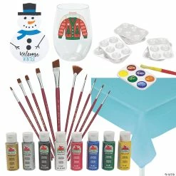Cheap 😍 DIY Snowman Craft Kit Party for 6 ⭐