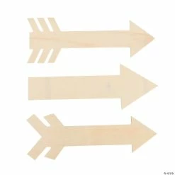 Coupon ❤️ DIY Unfinished Wood Arrows - 6 Pc. 🥰