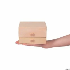 Deals 🌟 DIY Unfinished Wood Jewelry Boxes - 12 Pc. 🔥 -Boredom Busters Shop diy unfinished wood jewelry boxes 12 pc 48 2030 a02