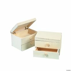 Deals 🌟 DIY Unfinished Wood Jewelry Boxes - 12 Pc. 🔥 -Boredom Busters Shop diy unfinished wood jewelry boxes 12 pc 48 2030 bv