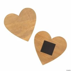 New 🌟 DIY Unfinished Wood Large Heart Magnets - 12 Pc. 👏