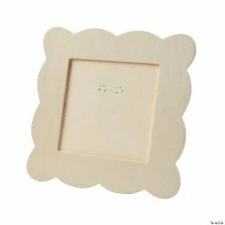 Flash Sale 🌟 DIY Unfinished Wood Scallop Square Frames - Makes 12 🌟
