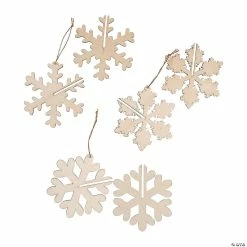 Best Sale 🎉 DIY Unfinished Wood Snowflake Ornaments - Makes 12 😍 -Boredom Busters Shop diy unfinished wood snowflake ornaments makes 1213815296 a02