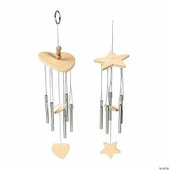 Hot Sale 🥰 DIY Unfinished Wood Wind Chimes - 12 Pc. 🥰