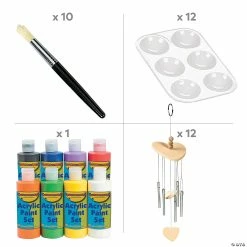 Top 10 👏 DIY Unfinished Wood Wind Chimes Boredom Buster Kit - 42 Pc. 🤩 -Boredom Busters Shop diy unfinished wood wind chimes boredom buster kit 42 pc 13965207 a01