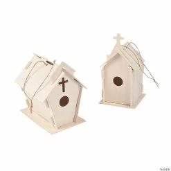 Cheap 🛒 DIY Wood Beautiful Church Birdhouses - Makes 12 🤩