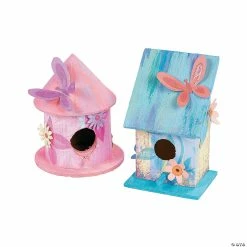 Deals 🔥 DIY Wood Nesting Birdhouses - 6 Pc. ✨