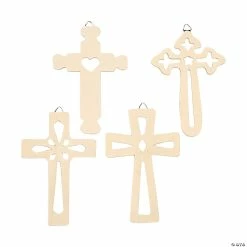 Flash Sale 🛒 DIY Wood Wall Crosses - 12 Pc. 😉