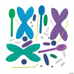 New ✨ Dragonfly Spoon Craft Kit - Makes 12 🧨 -Boredom Busters Shop dragonfly spoon craft kit makes 1213943754 a01