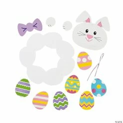 Buy 🛒 Easter Bunny Wreath Craft Kit- Makes 12 🎁 -Boredom Busters Shop easter bunny wreath craft kit makes 1213722365 a01
